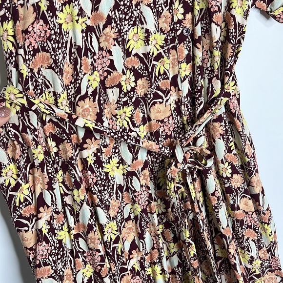 NWT AVA & VIV Plus size Target Floral Short Sleeve Dolman Dress - Picture 7 of 9